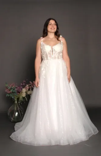 Robes de mariée à paillettes : l’éclat parfait pour les futures mariées de Castres, Albi, Robe de Cœur