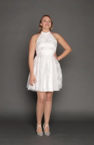 Robes de mariée courte : élégance et modernité pour les mariées de Castres, Albi, Robe de Cœur