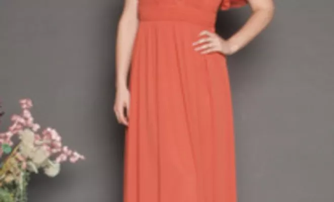 Robe de cocktail terracotta à Marssac, Albi, Robe de Cœur