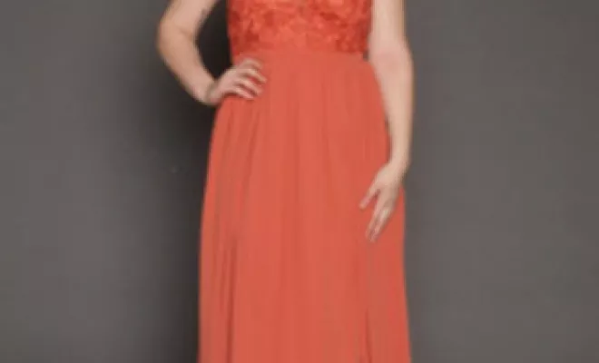 Robe de cocktail terracotta à Marssac, Albi, Robe de Cœur